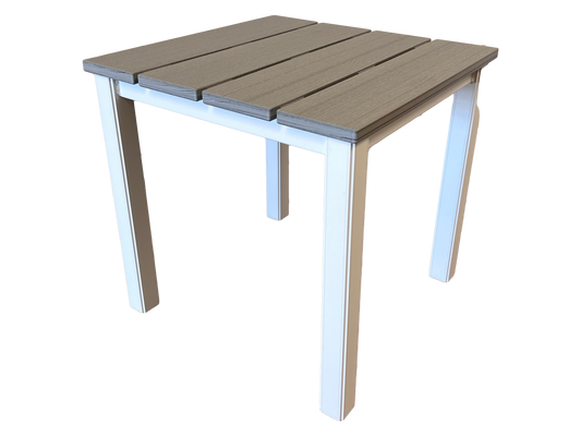 Rustic 21" MGP End Table (Cape Grey/Snow)