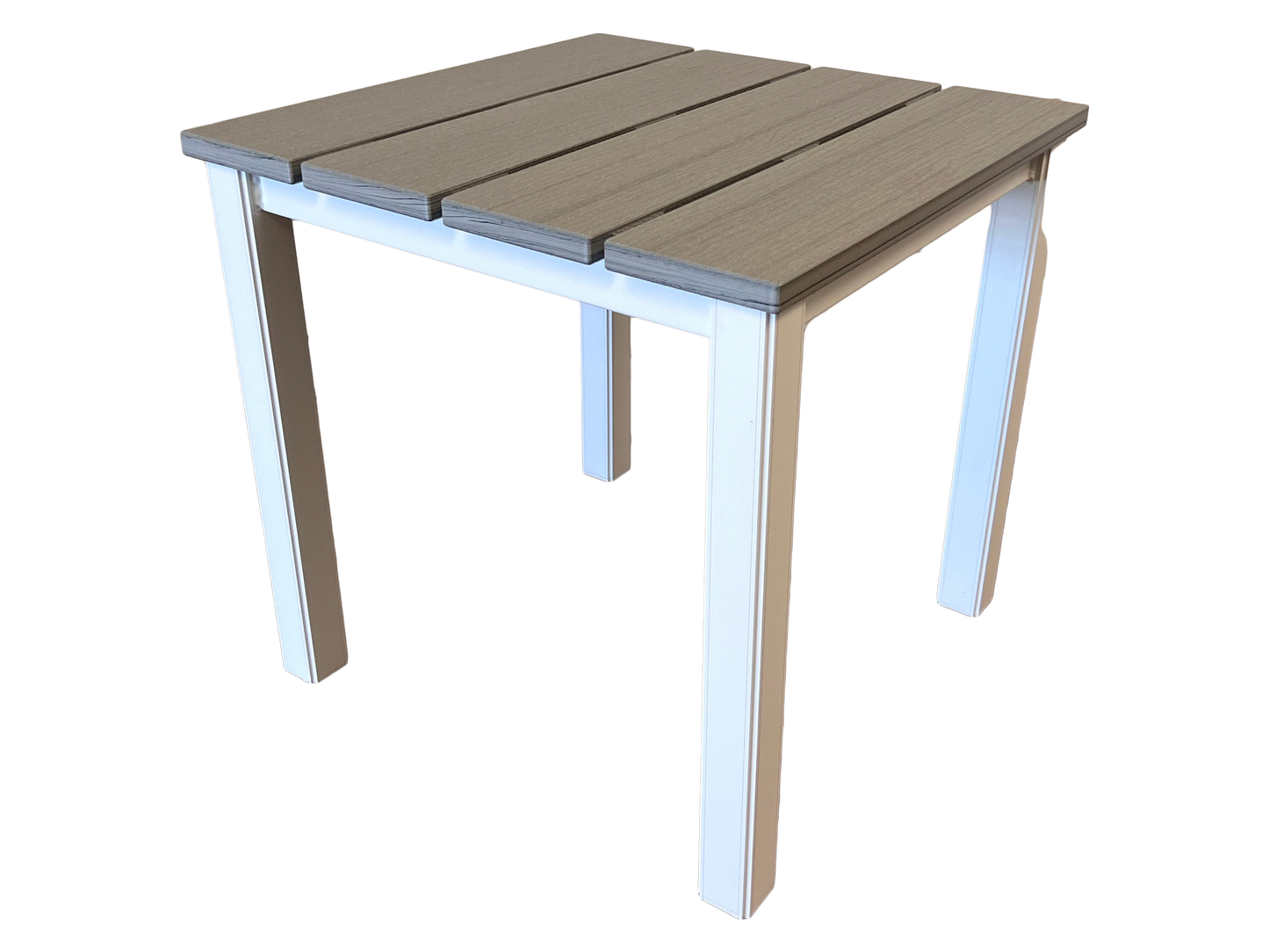 Rustic 21" MGP End Table (Cape Grey/Snow)