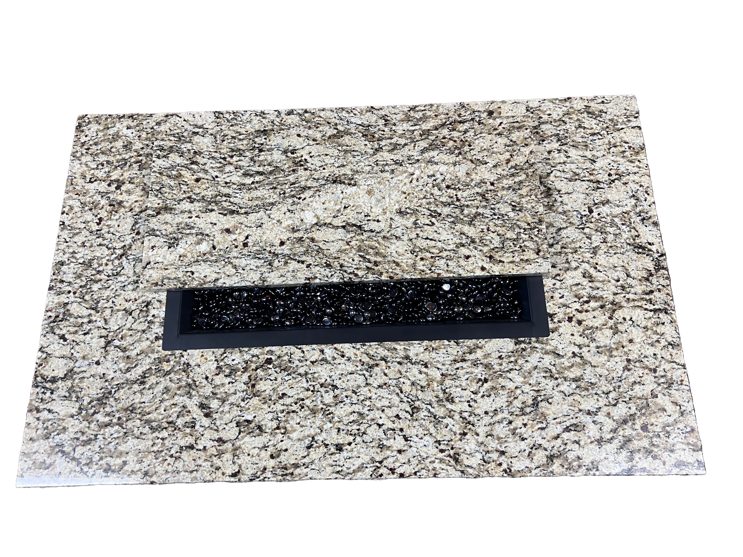 Firetainment Rectangular Granite Top Fire Table
