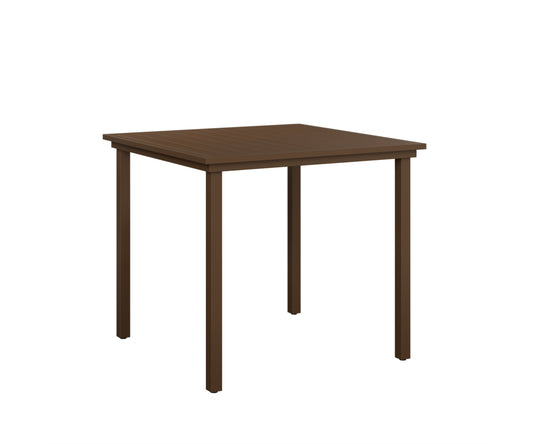 Vida 44″ Square Poly Bar Table