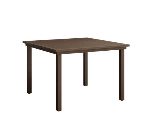 Vida 44″ Square Poly Dining Table