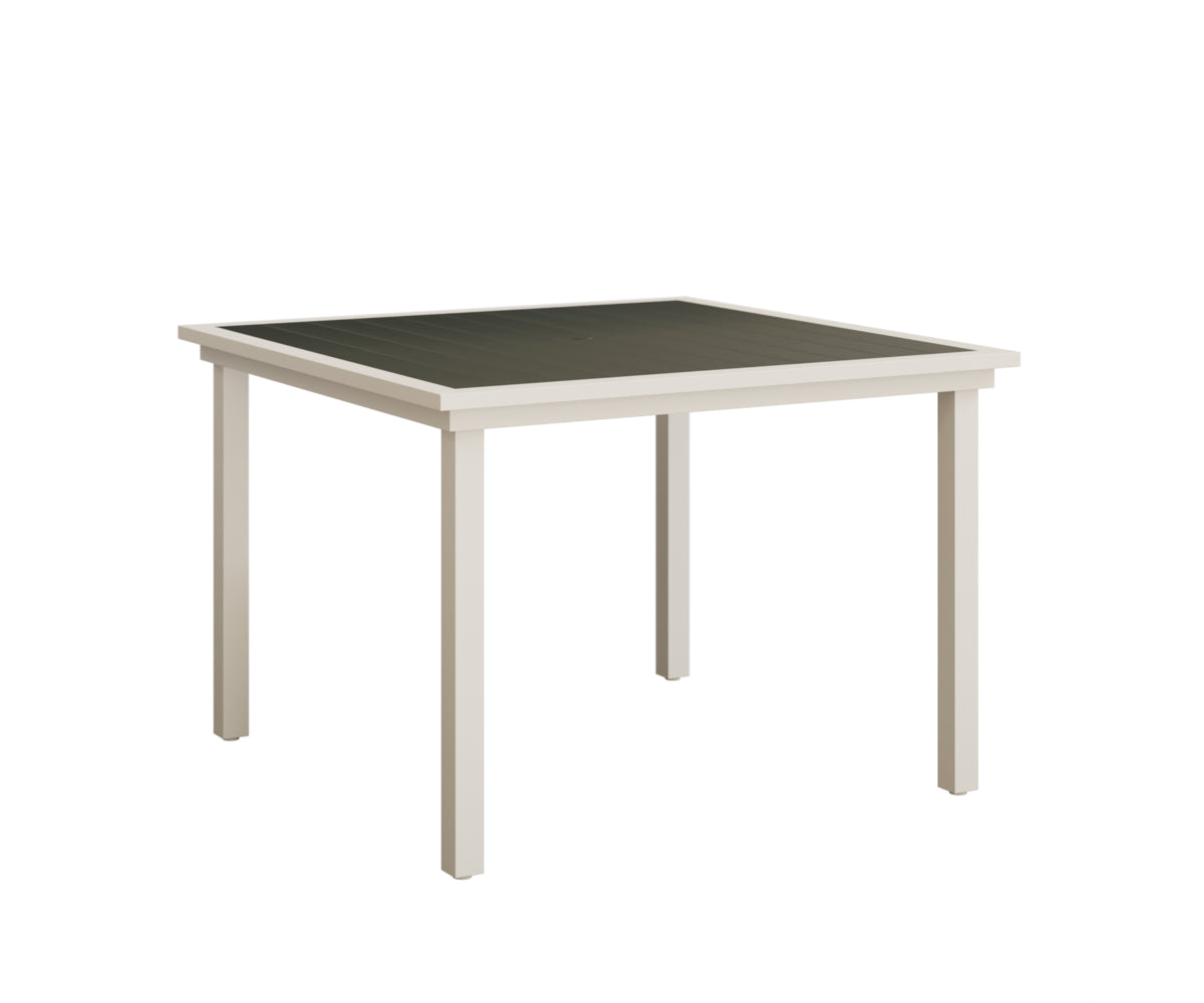 Vida 44″ Square Poly Dining Table