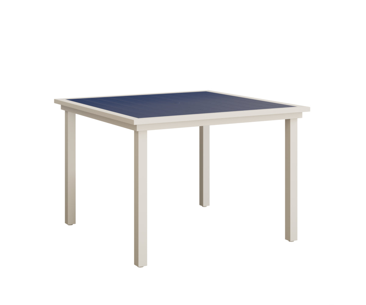 Vida 44″ Square Poly Dining Table