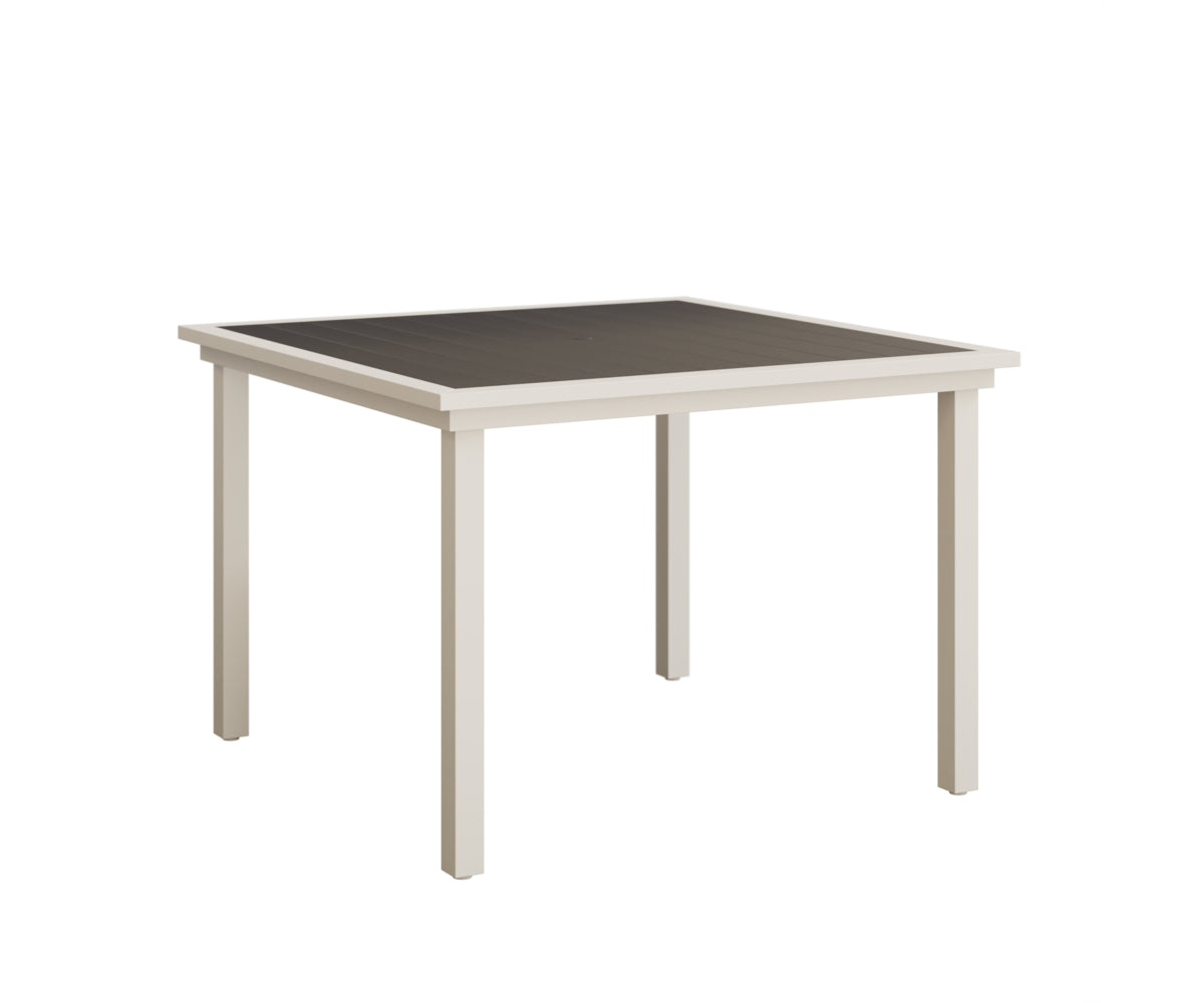 Vida 44″ Square Poly Dining Table