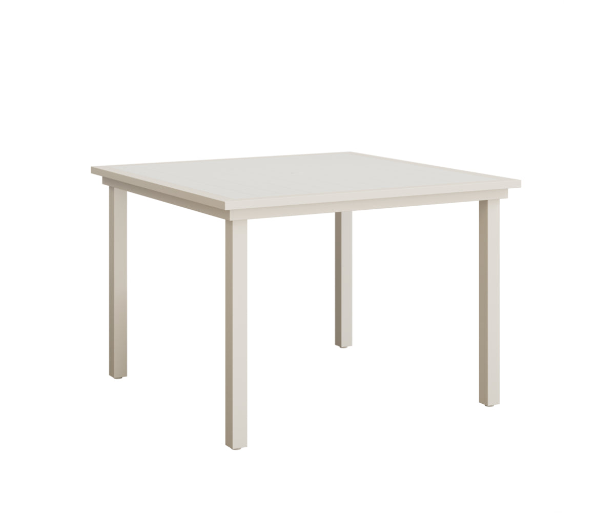 Vida 44″ Square Poly Dining Table
