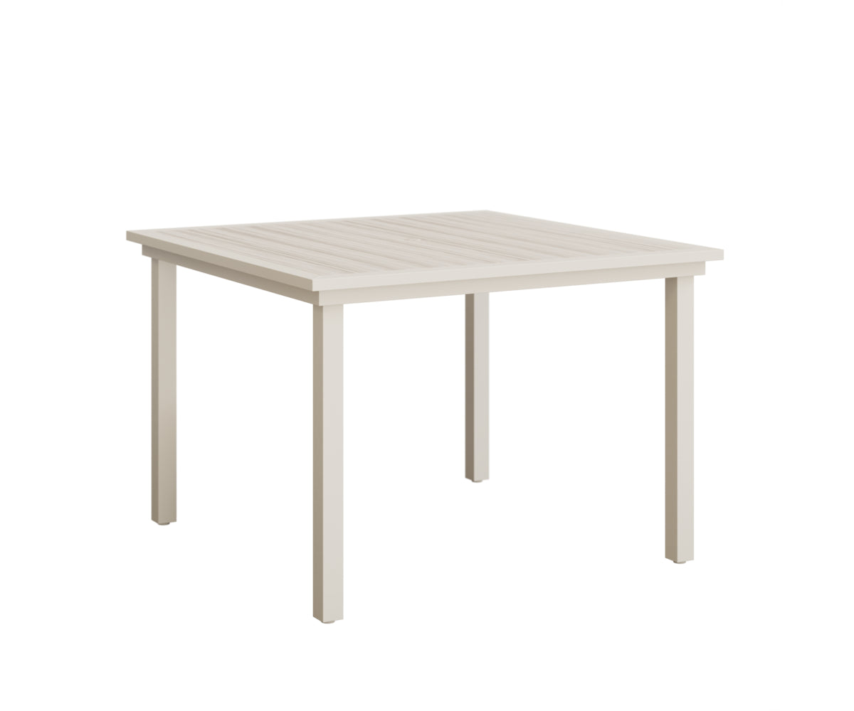 Vida 44″ Square Poly Dining Table