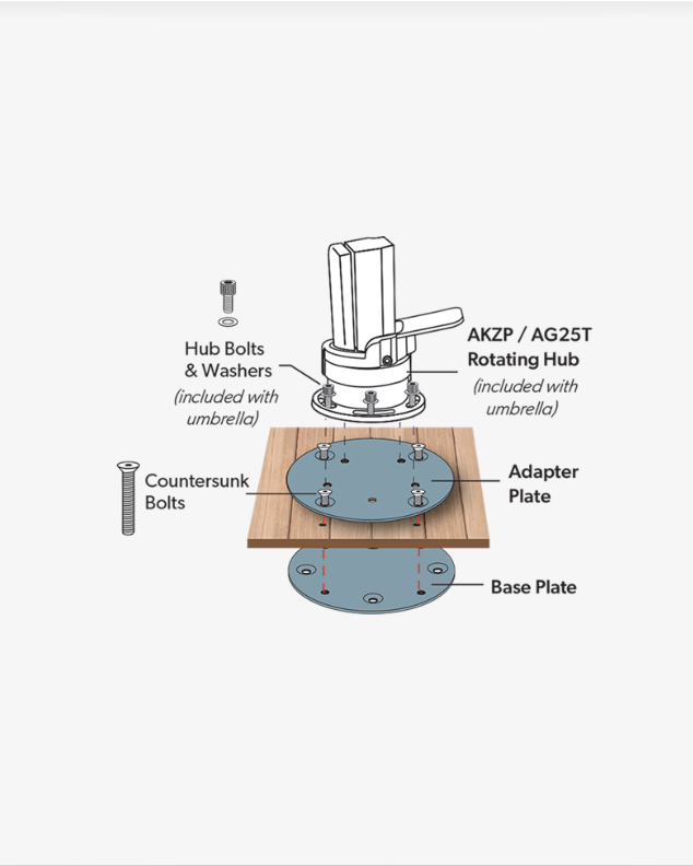 Cantilever Wood Mount Kit