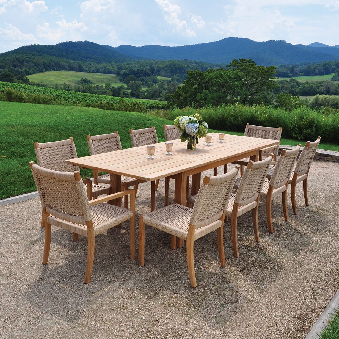 Hyannis 102" Rectangular Extension Dining Table