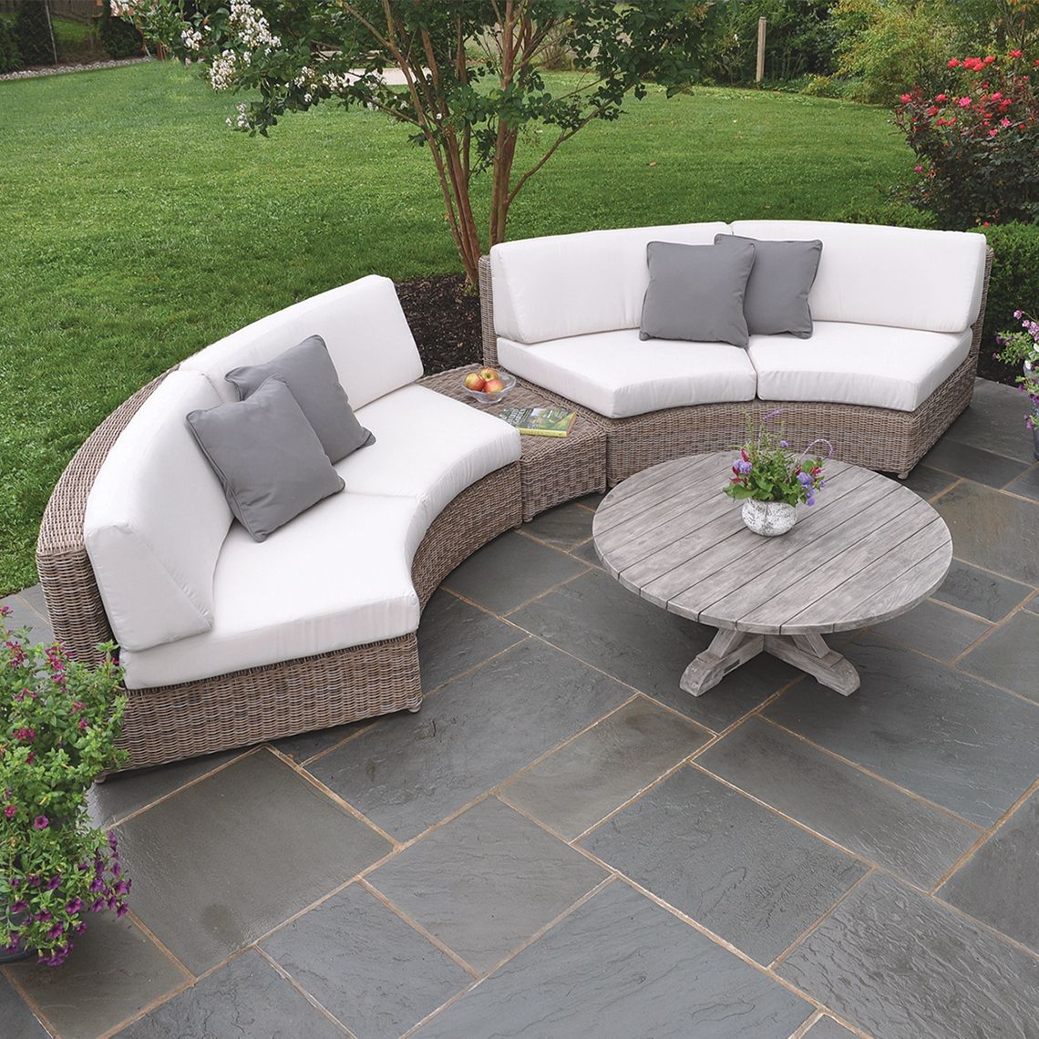 Sag Harbor Sectional Curved Wedge/Table