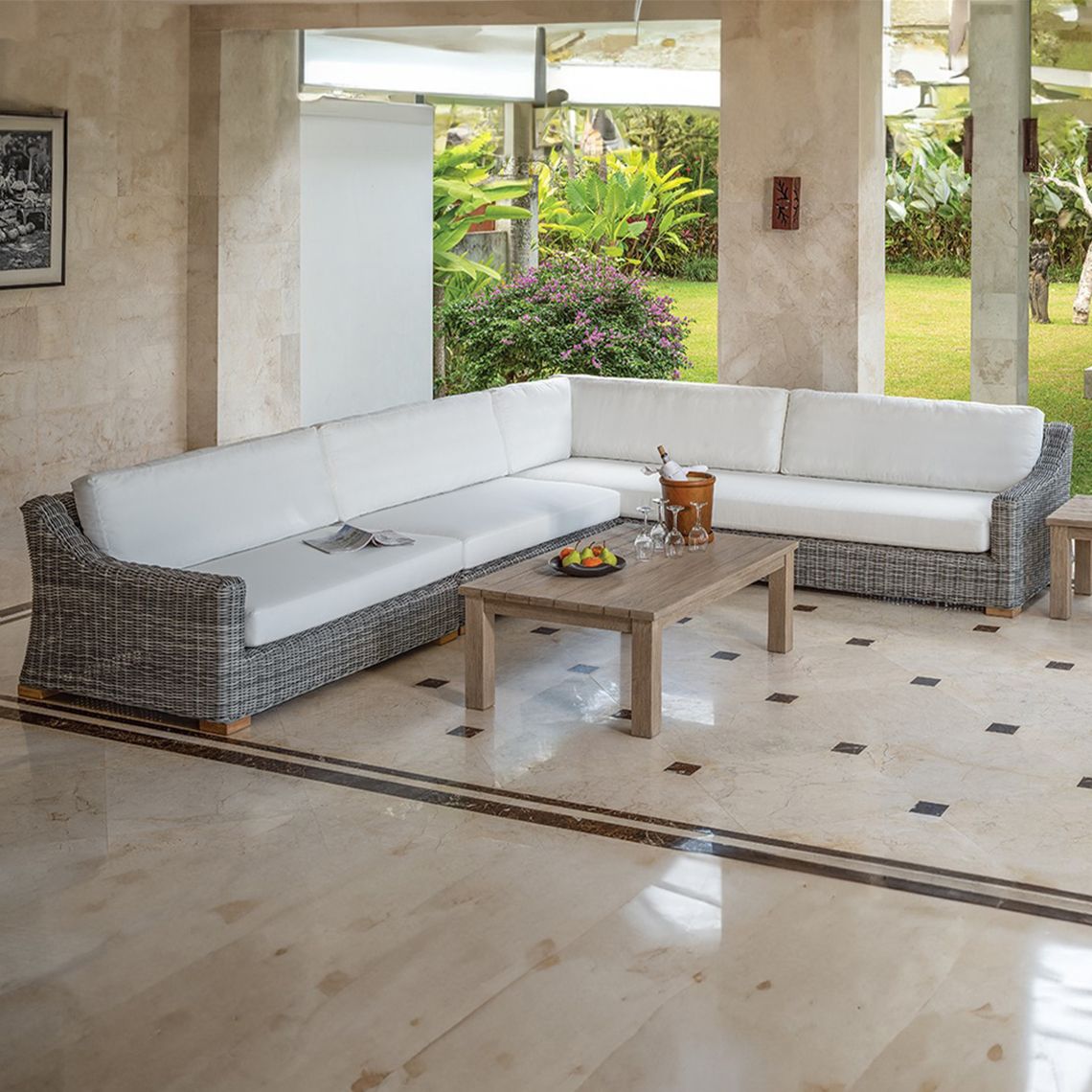 Tortola Sectional Right Arm Settee