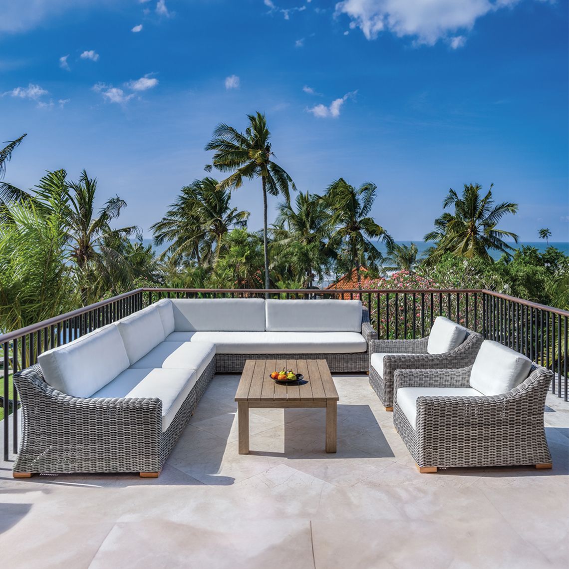 Tortola Sectional Right Arm Settee