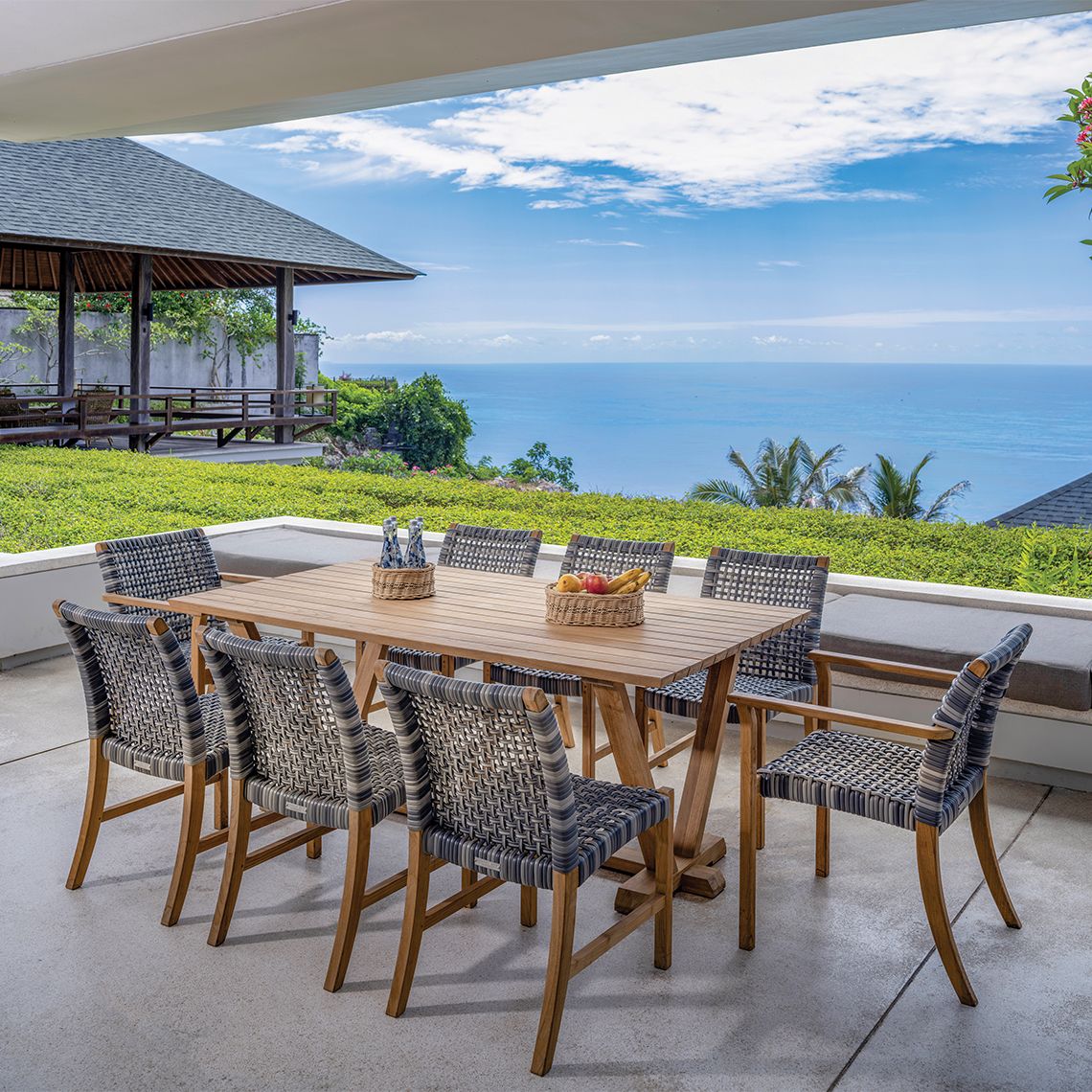 Catherine Teak Dining Armchair