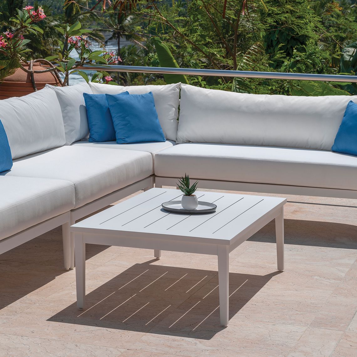 Tribeca Aluminum 47" Coffee Table