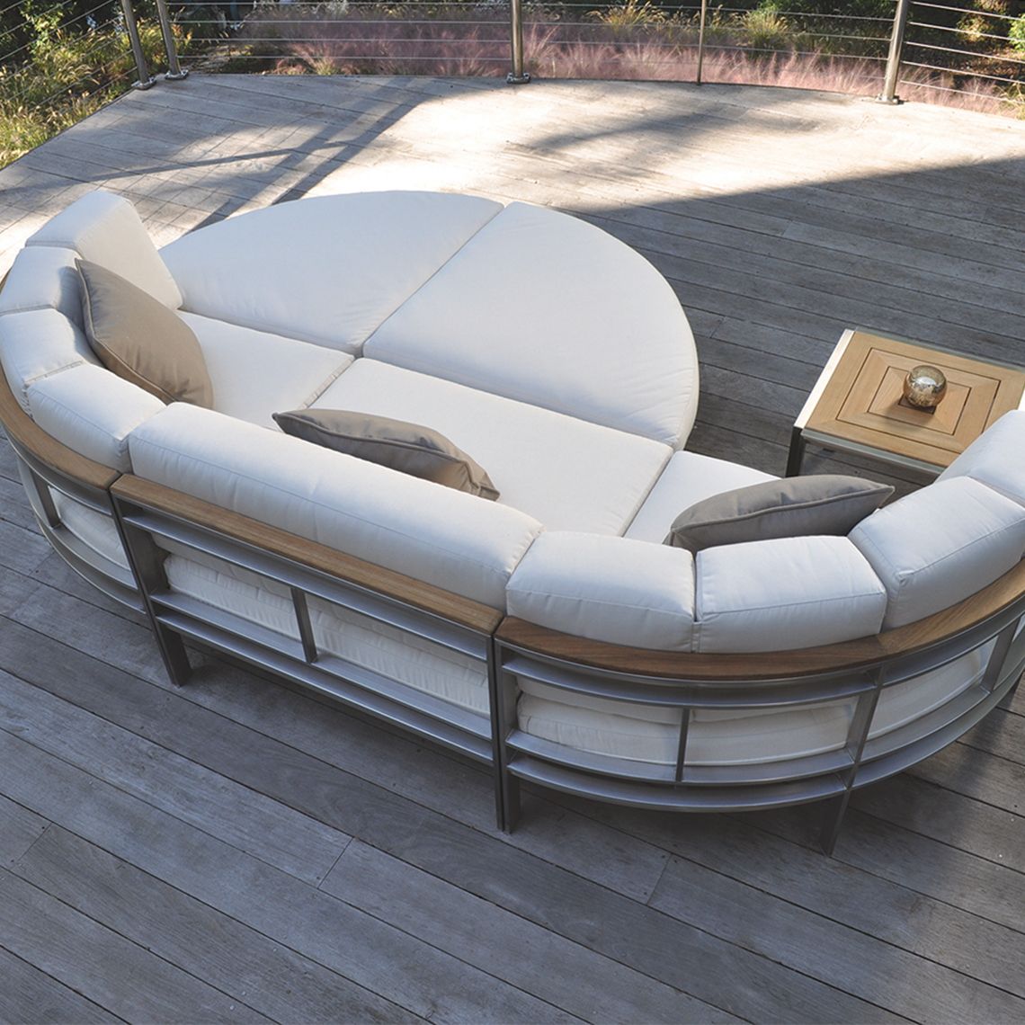 Tivoli Sectional Curved Ottoman