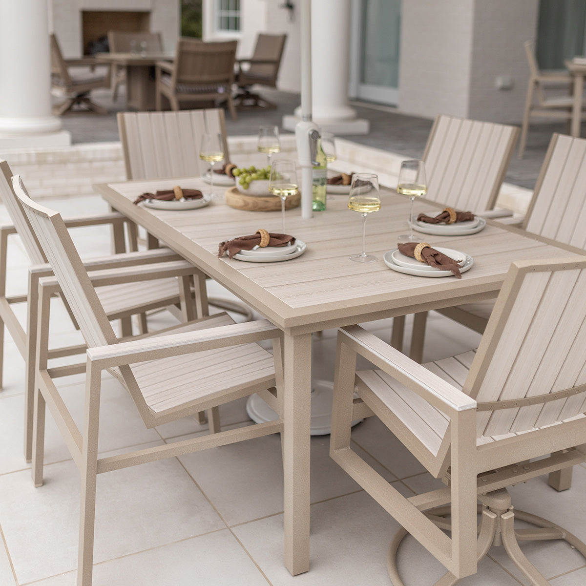 Vida 44″ x 73″ Poly Dining Table