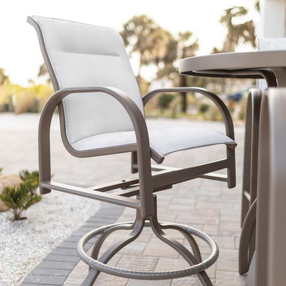 Murphy Sling Swivel Bar Chair