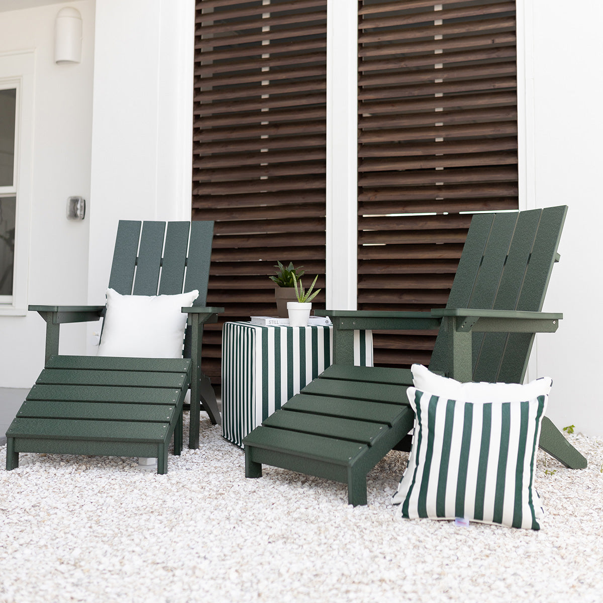 Folding Mayhew Adirondack Footstool