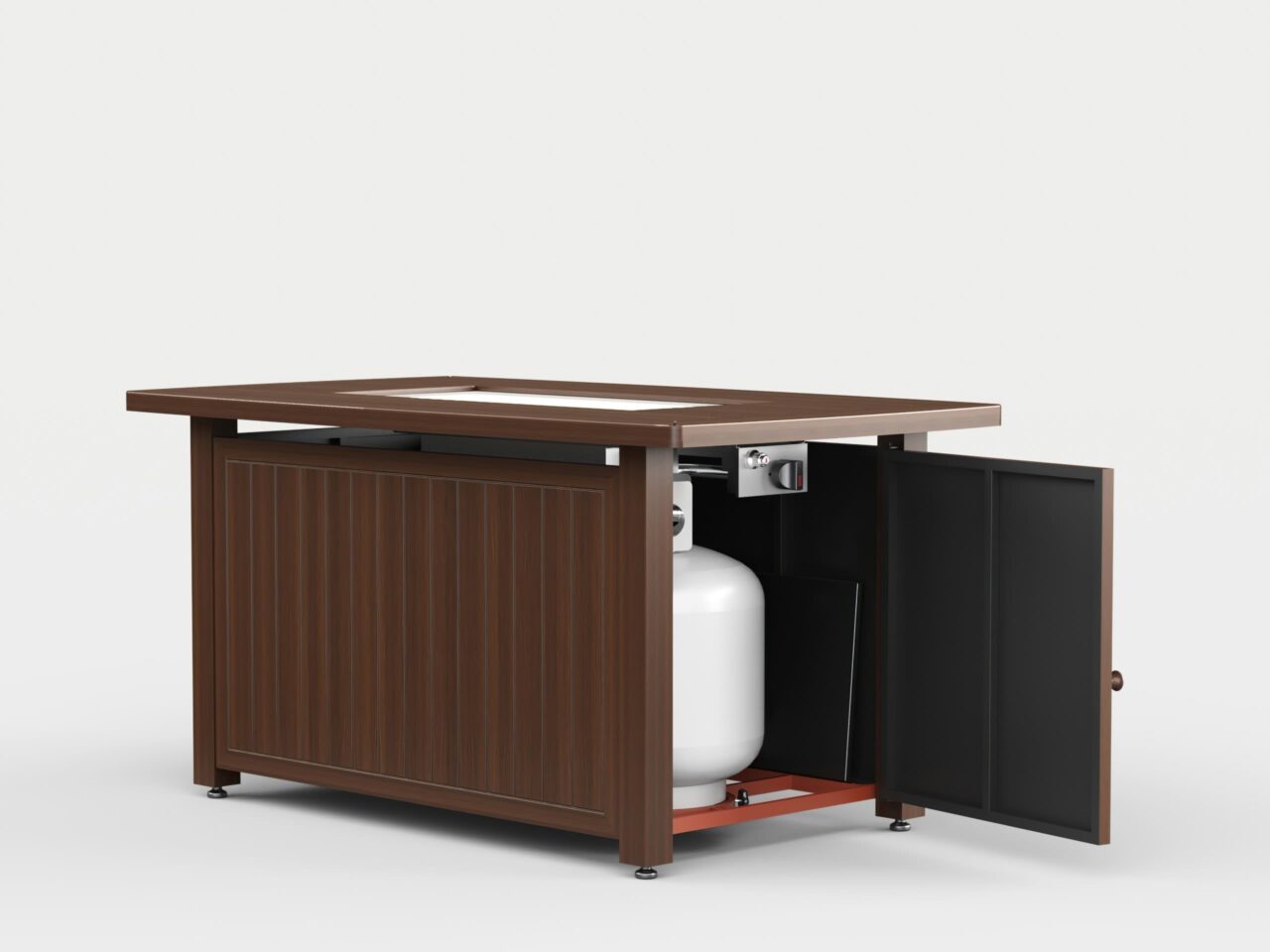 Glow 48″ Rectangular Fire Table