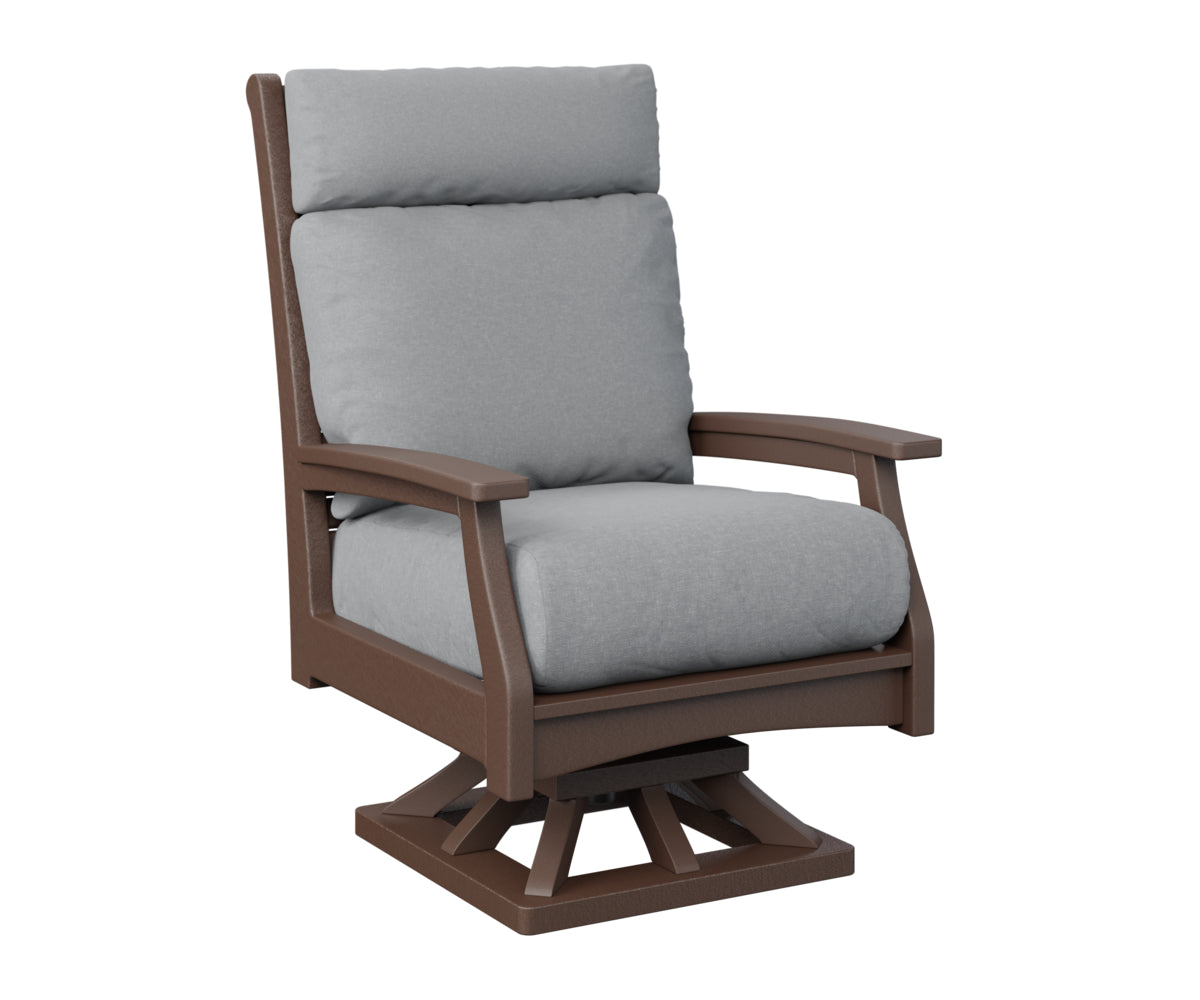Classic Terrace High Back Swivel Rocker