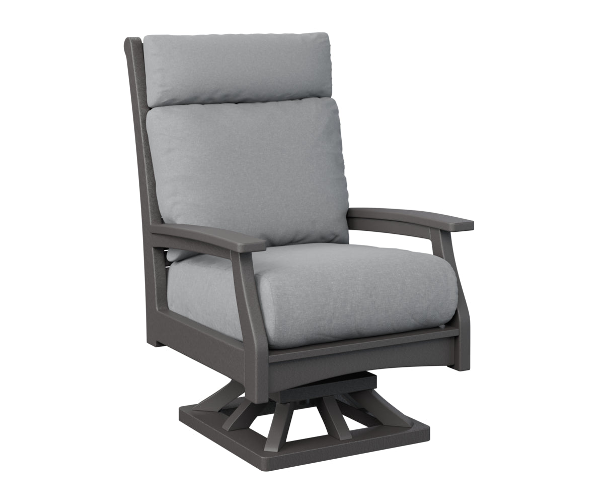 Classic Terrace High Back Swivel Rocker
