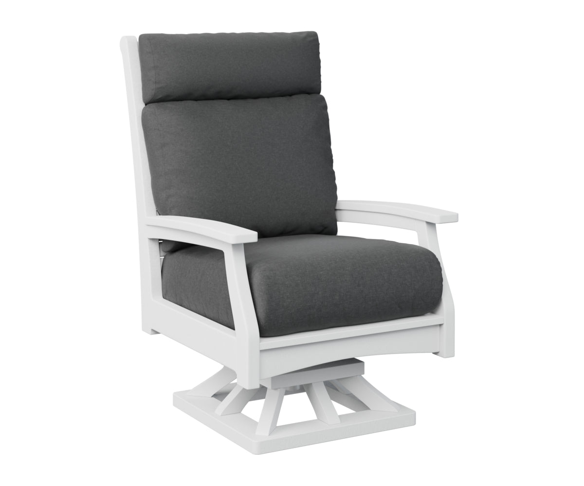 Classic Terrace High Back Swivel Rocker