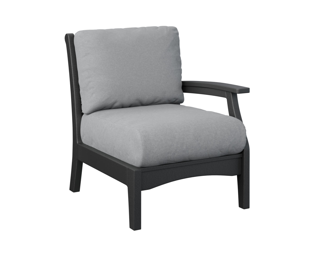Classic Terrace Left Arm Sectional Club Chair