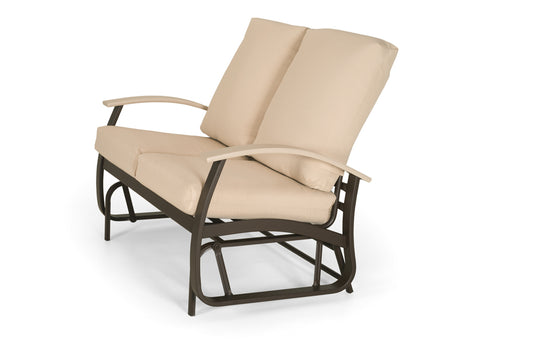 Belle Isle Cushion Two-Seat Glider w/ Polymer Accents