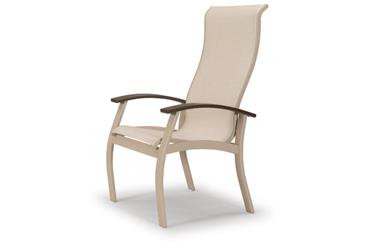 Belle Isle Sling Supreme Arm Chair w/ Polymer Accents