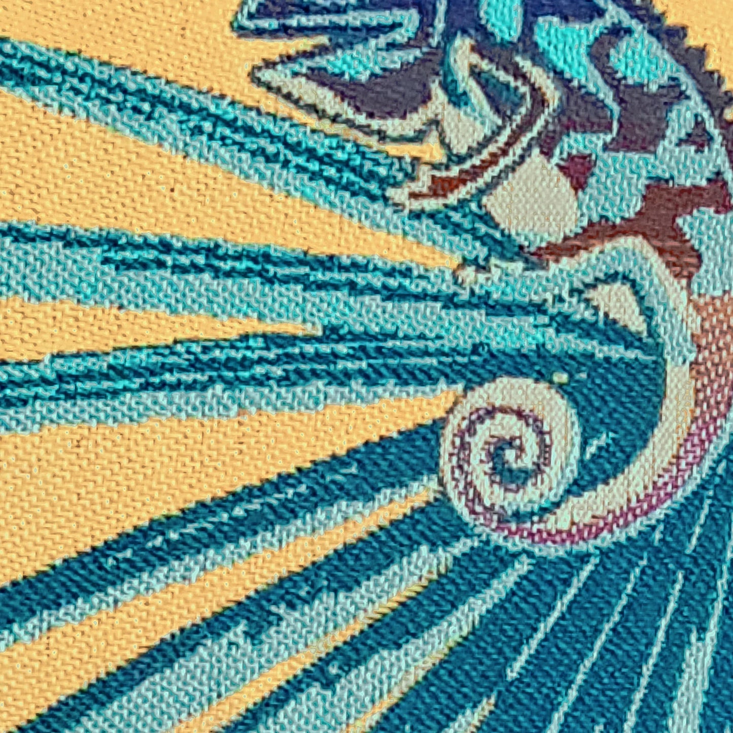Chameleon Lagoon 22"x22" Toss Pillow