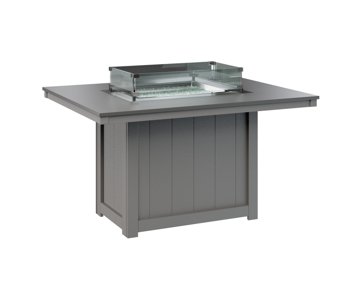 Donoma 42″ x 54″ Rectangular Dining Fire Table