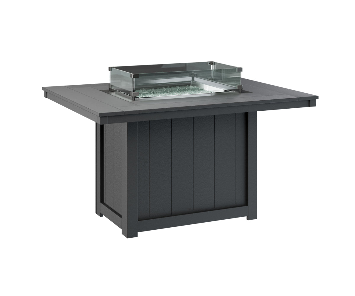 Donoma 42″ x 54″ Rectangular Dining Fire Table