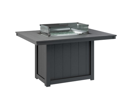 Donoma 42″ x 54″ Rectangular Dining Fire Table