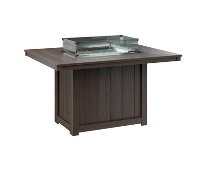 Donoma 42″ x 54″ Rectangular Dining Fire Table