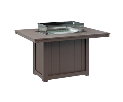 Donoma 42″ x 54″ Rectangular Dining Fire Table