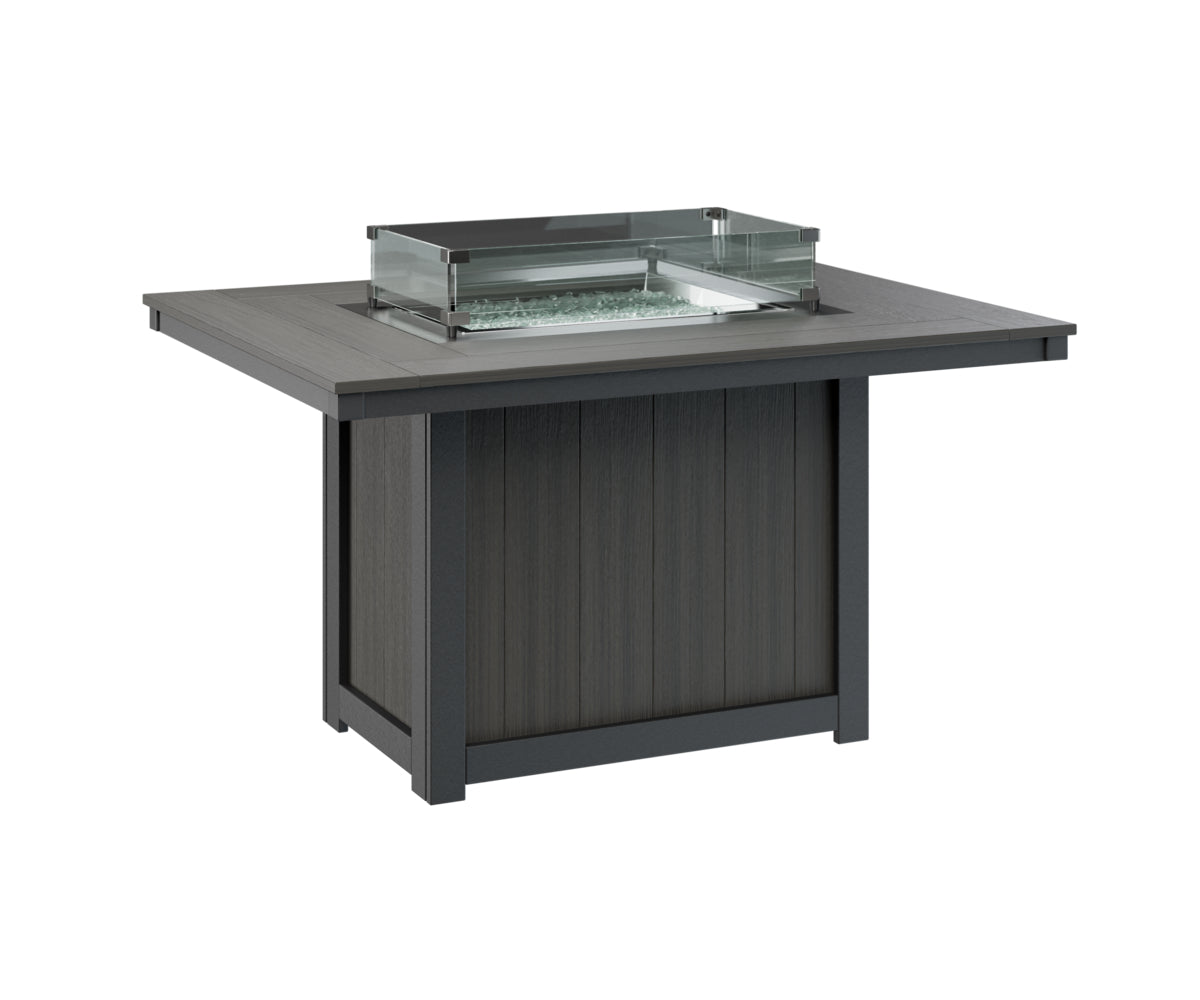 Donoma 42″ x 54″ Rectangular Dining Fire Table