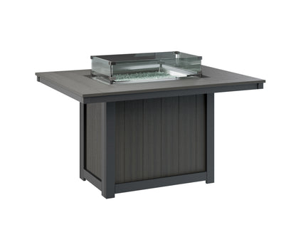 Donoma 42″ x 54″ Rectangular Dining Fire Table
