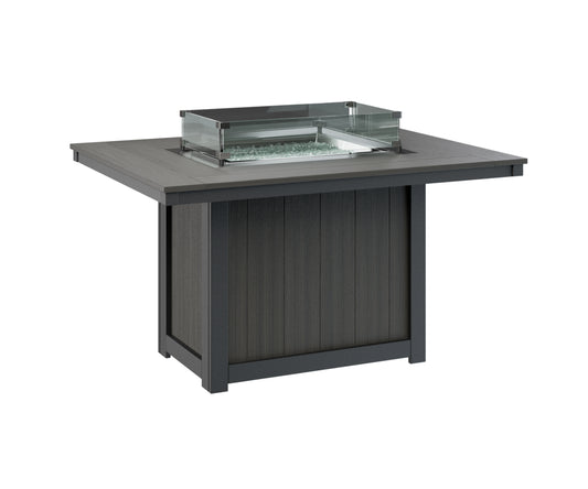 Donoma 42″ x 54″ Rectangular Dining Fire Table