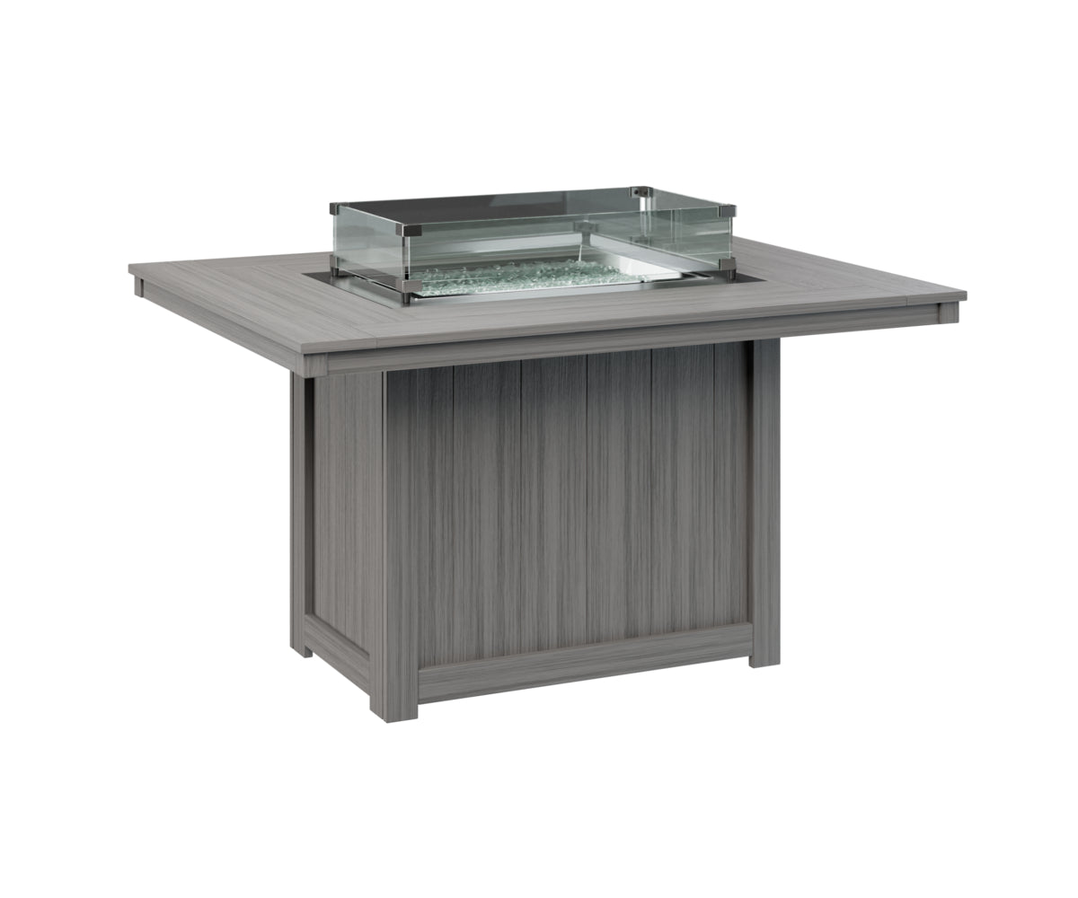 Donoma 42″ x 54″ Rectangular Dining Fire Table