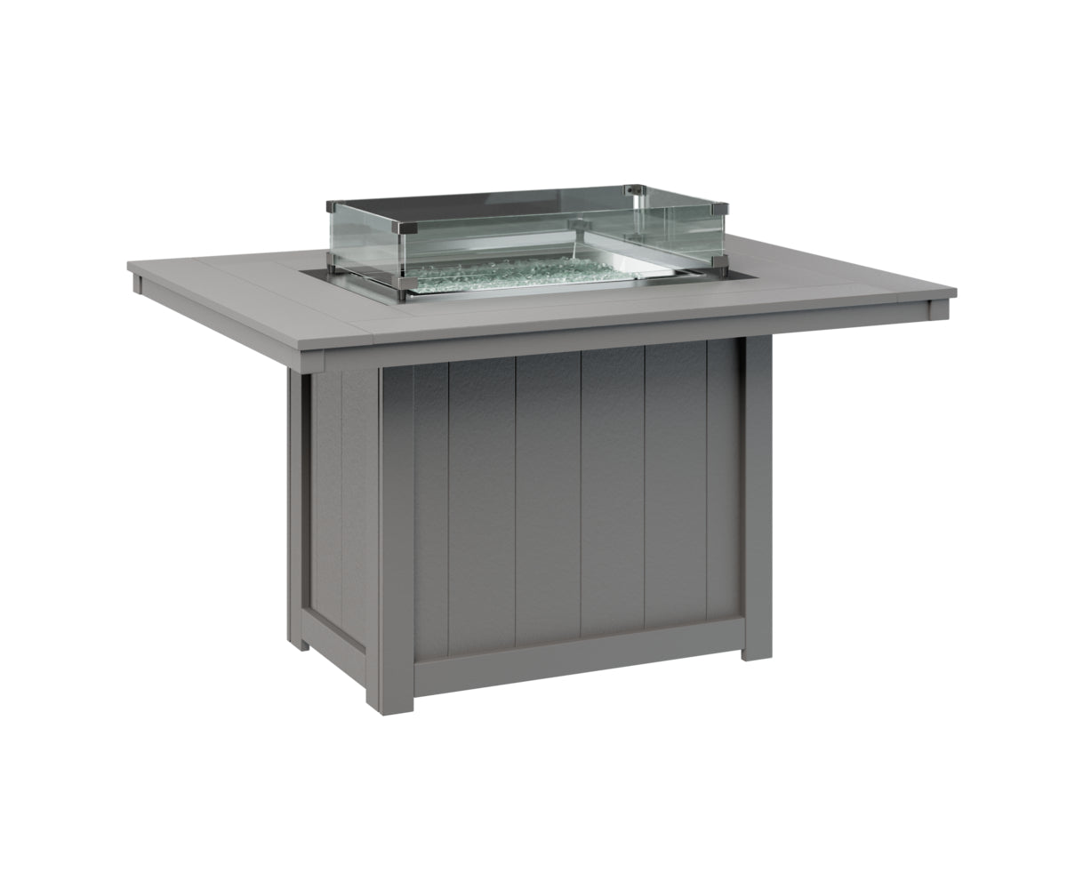 Donoma 42″ x 54″ Rectangular Dining Fire Table
