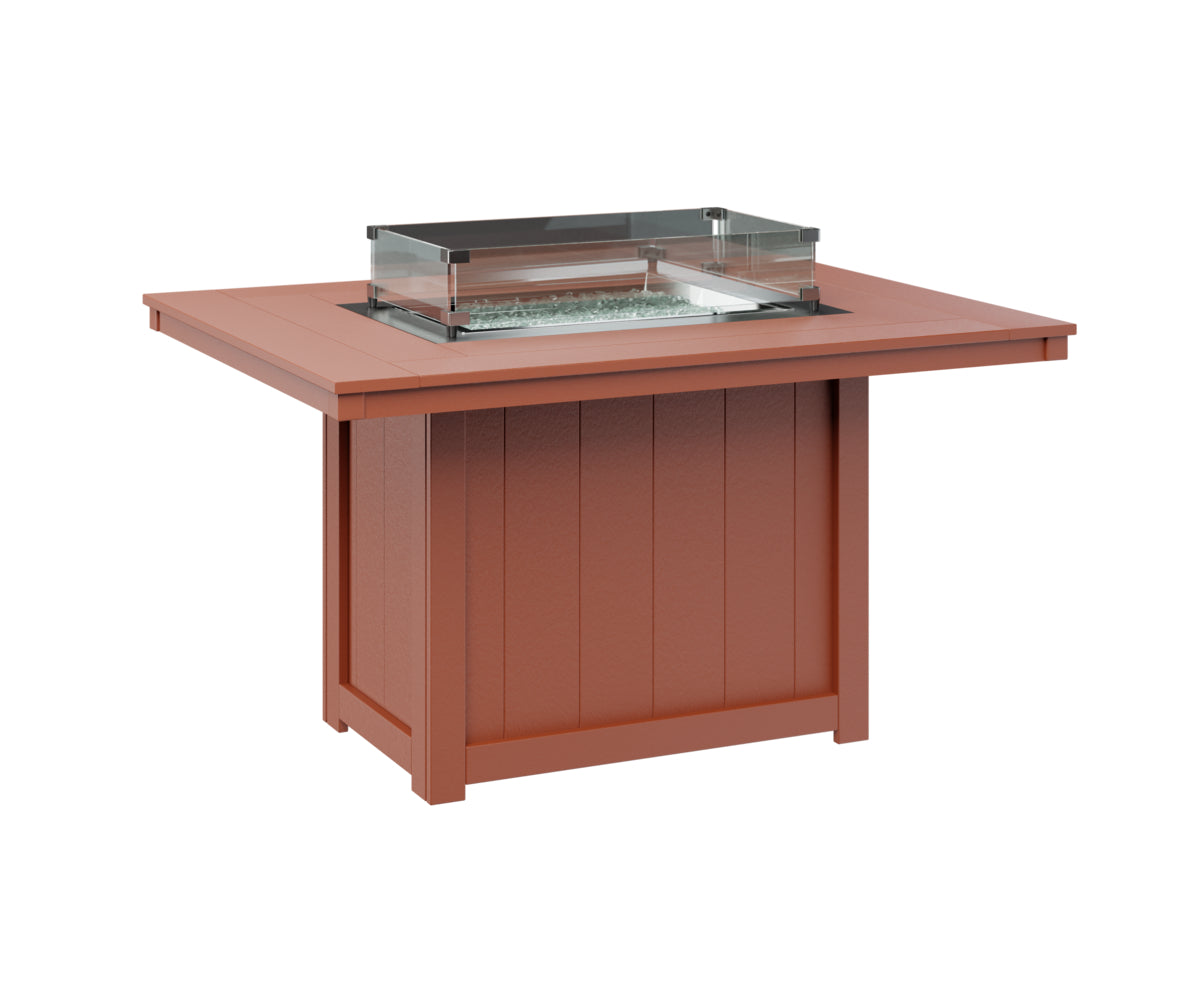 Donoma 42″ x 54″ Rectangular Dining Fire Table
