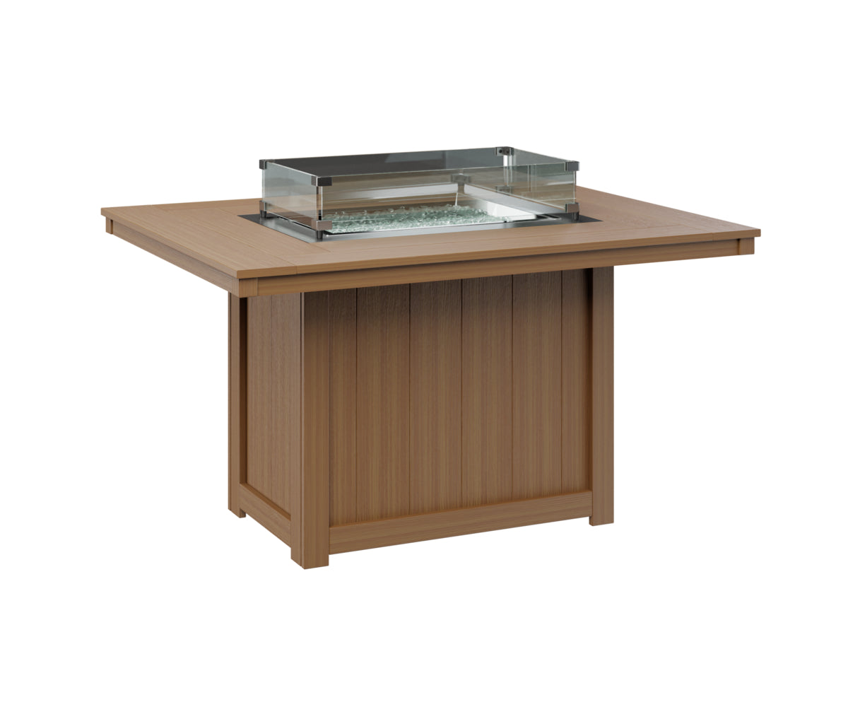 Donoma 42″ x 54″ Rectangular Dining Fire Table