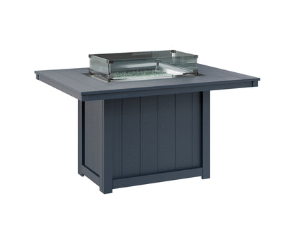 Donoma 42″ x 54″ Rectangular Dining Fire Table