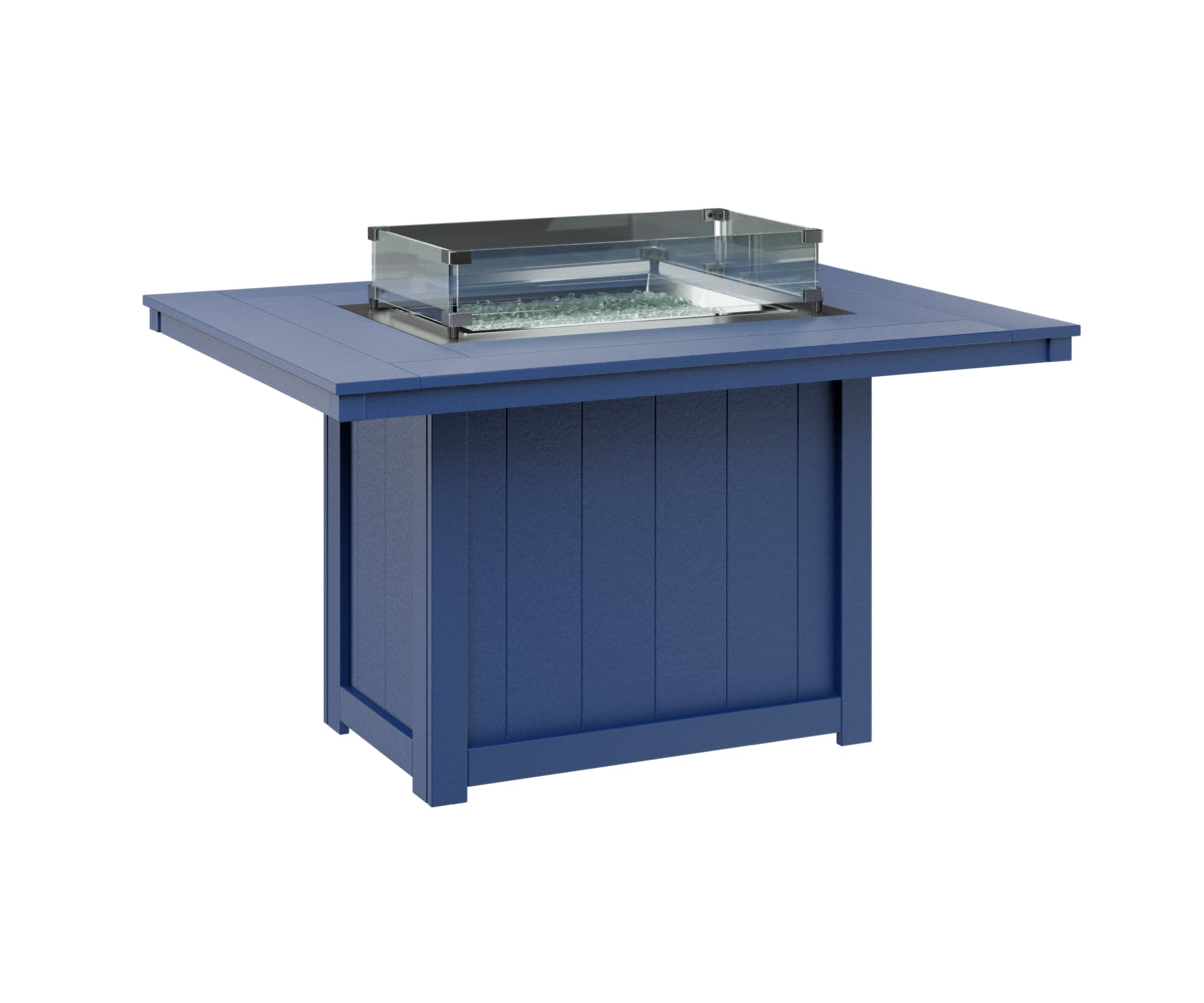 Donoma 42″ x 54″ Rectangular Dining Fire Table