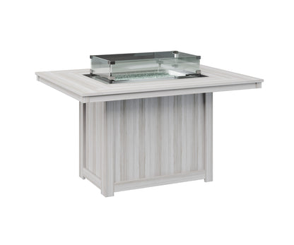 Donoma 42″ x 54″ Rectangular Dining Fire Table