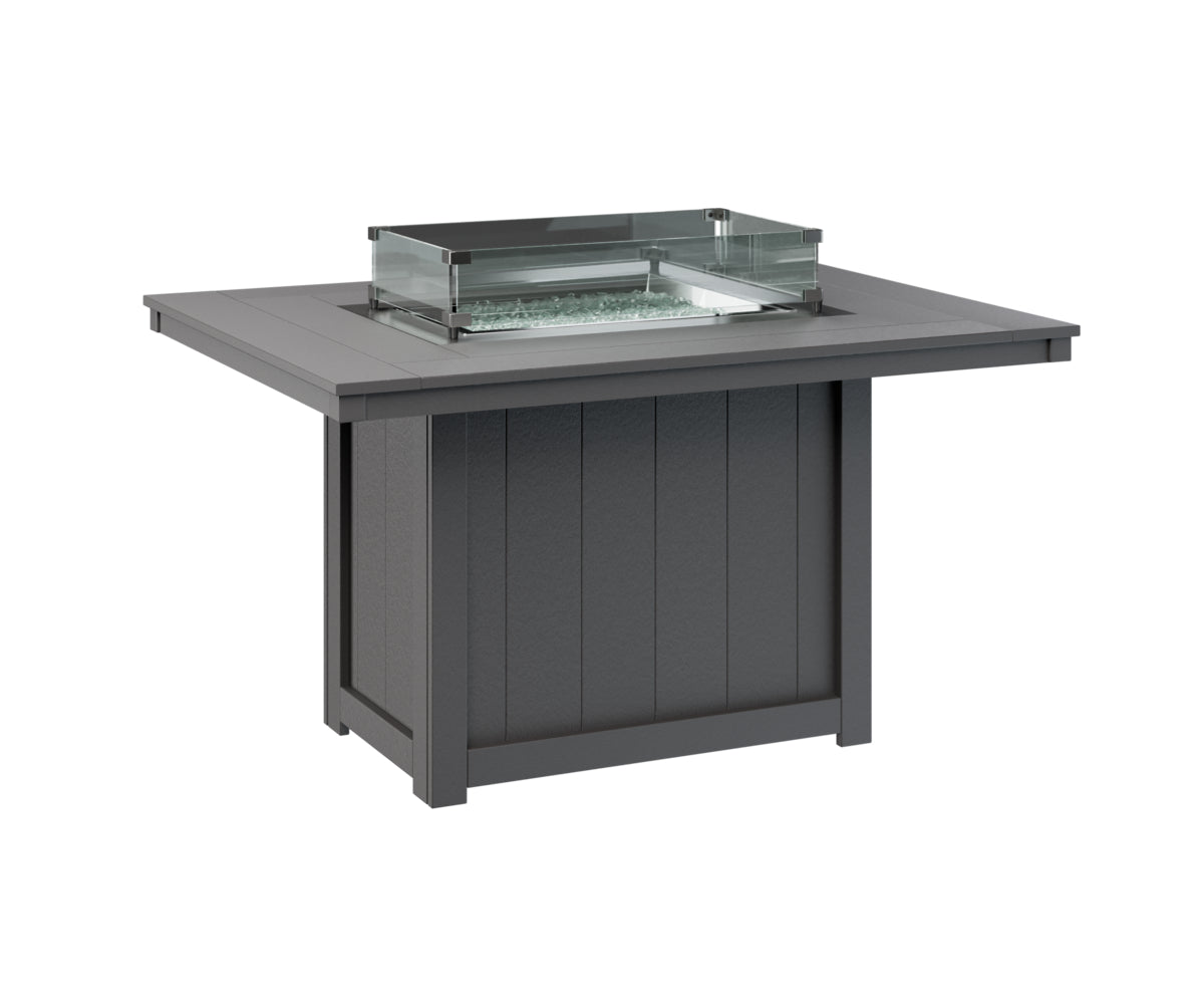 Donoma 42″ x 54″ Rectangular Dining Fire Table