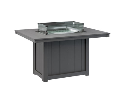 Donoma 42″ x 54″ Rectangular Dining Fire Table