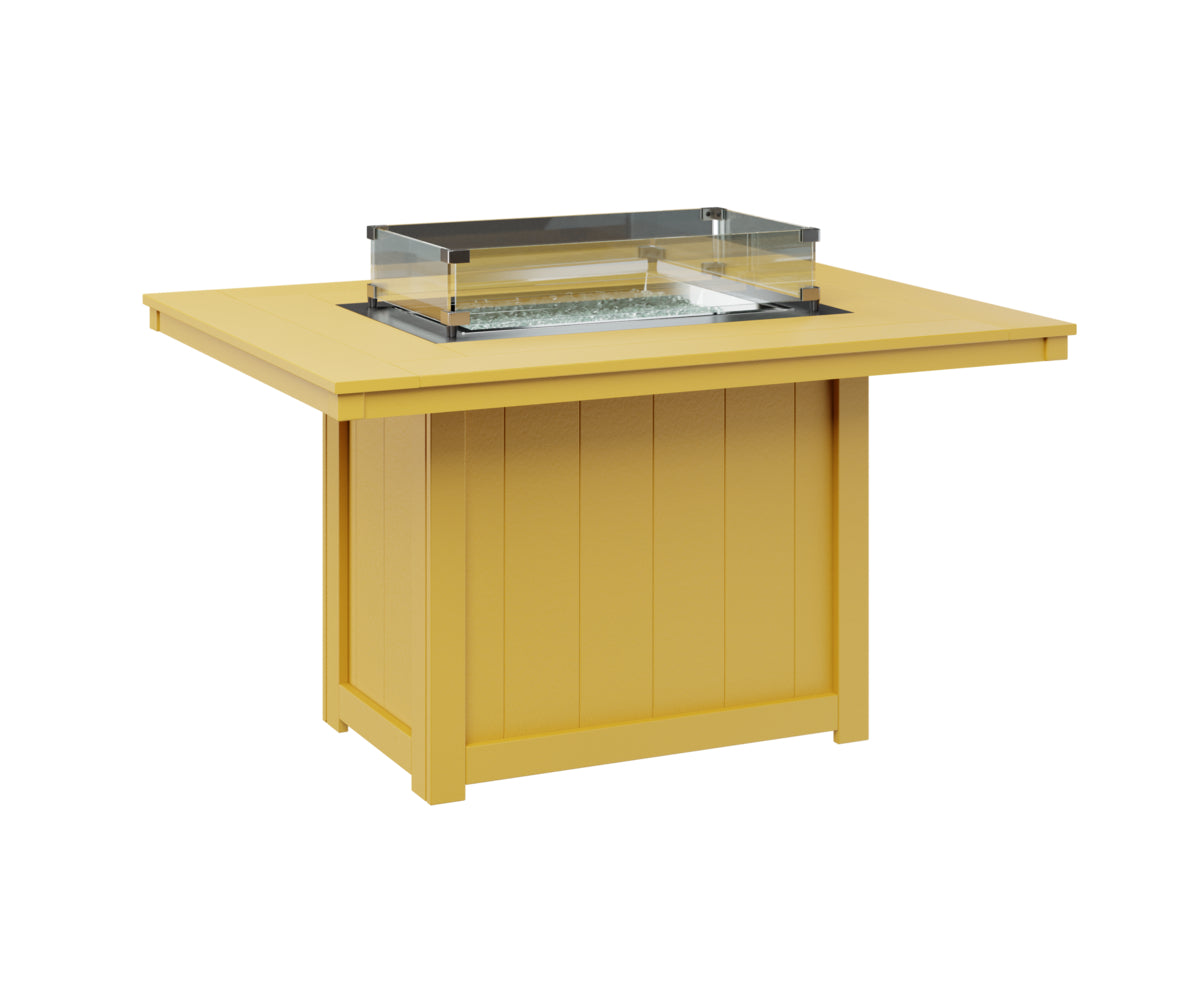 Donoma 42″ x 54″ Rectangular Dining Fire Table