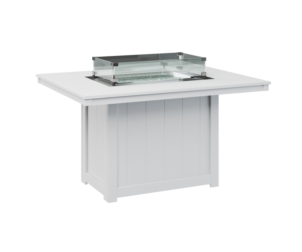 Donoma 42″ x 54″ Rectangular Dining Fire Table