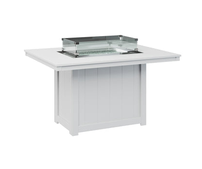 Donoma 42″ x 54″ Rectangular Dining Fire Table