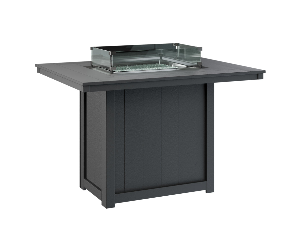 Donoma 42″ x 54″ Rectangular Counter Fire Table